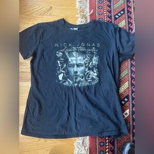 Black Graphic T-Shirt worn to perfection